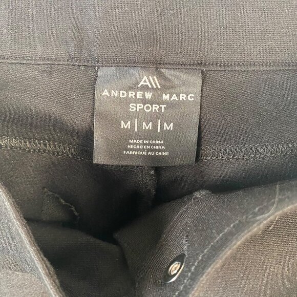Andrew Marc Sport Standard Rise 7/8 Black Legging‎ MEDIUM Athleisure NWT - Picture 3 of 14